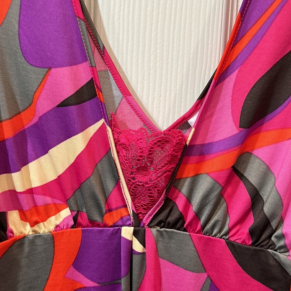 CRUZ NATORI 2pc sleeveless pajama set- fun pattern- XL- minimal wear- EUC/SFH - Picture 4 of 7